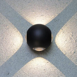 Aplique de Pared Exterior Esfera