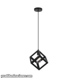 Lampara Colgante Cubo