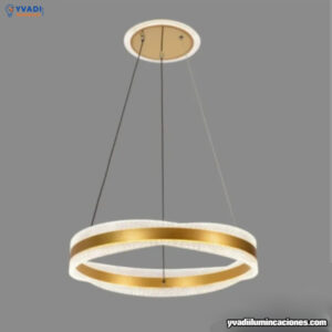 Lampara Colgante Aro Dorado Smart