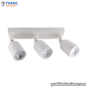 Aplique Led Triple Base Rectangular