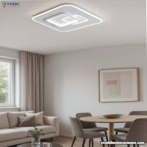 Lampara de Techo Smart ARTUR Blanco - Dorado
